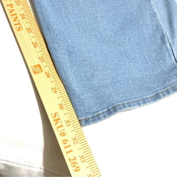 LEVI'S Heritage High Rise Loose Straight Leg Zip Fly Jeans Sz 8 Light Wash - Picture 12 of 15